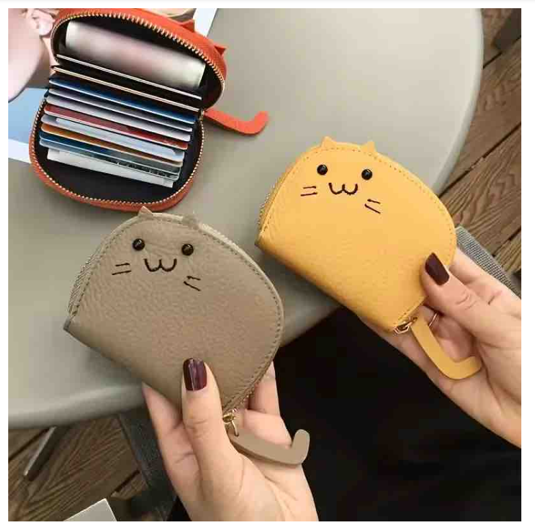 happy world card holder wallet for women – cute duck designed girls wallet | 11 card slots slim wallet, faux leather small purse with zipper, easy to fit in pocket & bag | perfect gifts for woman happy world card holder wallet for women – cute duck designed girls wallet | 11 card slots slim wallet, faux leather small purse with zipper, easy to fit in pocket & bag | perfect gifts for woman