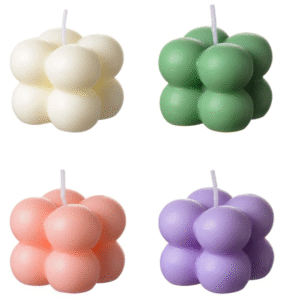 happy world mini bubble cube candle 1pcs