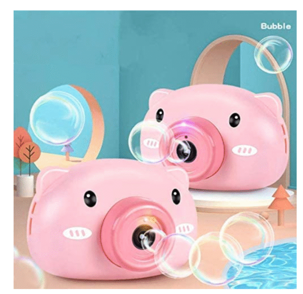 happy world bubble maker camera
