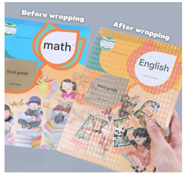happy world study book transparent cover film 10pcs