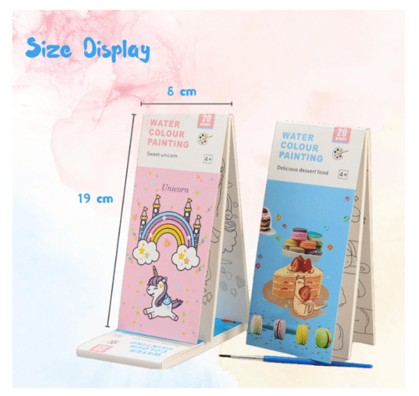 happy world for return gift pocket painting book 1pcs