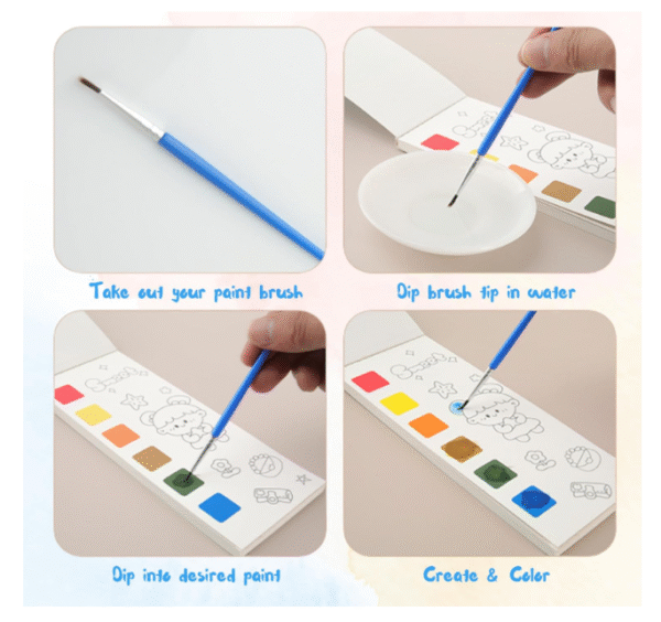 happy world for return gift pocket painting book 1pcs