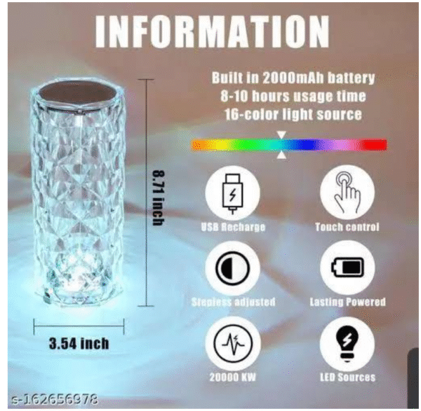 rechargable diamond lamp