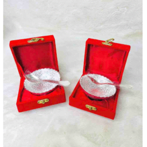 silver bowl & spoon gift set