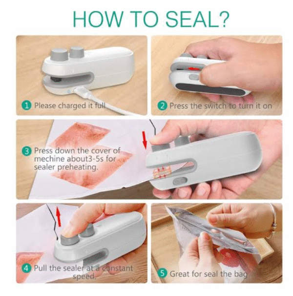 rechargable handy sealer