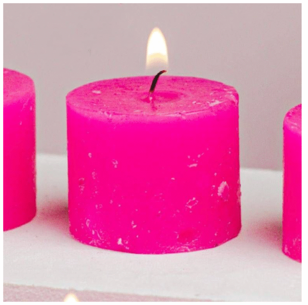 rose fragnance candle 1pcs