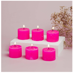 rose fragnance candle 1pcs