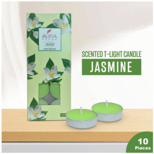 tea candle with jasmine fragnance 10 pcs set