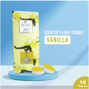 tea candle with vanilla fragnance 10pcs set