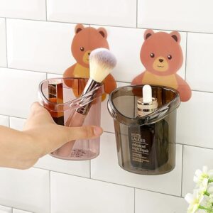 self adhesive multipurpose toothbrush stand